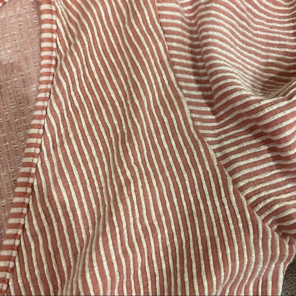 Caution To The Wind Striped Fit & Flare Top NWT - Picture 3 of 5